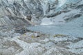 Everest base camp, EBC on Khumbu glacier Nepal Royalty Free Stock Photo