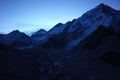 Early morning before sunrise in Himalayas mountains, Sagarmatha national park, Solukhumbu, Nepal