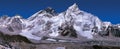 The Everest Himalayan Range seen from Kalapatthar, Nepal Royalty Free Stock Photo