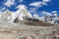 Everest Kala Patthar Nuptse Nepal Himalayas mountains Royalty Free Stock Photo