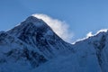 Everest Mountain Peak Sagarmatha, Chomolungma.