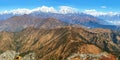 Everest from Pikey peak, Nepal Himalayas mountains Royalty Free Stock Photo