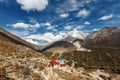 Everest trekking. Pangboche or Panboche is a village in Khumjung. Nepal