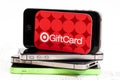 Target Gift Card on Three smart phones