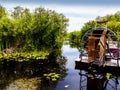 Airboat in the Everglades in Florida USA