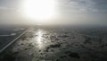 Everglades sunset - drone view