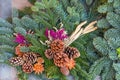 Evergreen Pinecones Decor