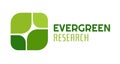 Evergreen Research Nature chlorophyll leaf logo concept design