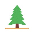 Evergreen tree Line Style vector icon which can easily modify or edit