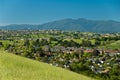 Evergreen Valley in spring Royalty Free Stock Photo