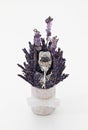 Everlasting flowers small bouquet of lavender and amethyst - Happy every day