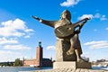 Evert Taubes terrass and Stockholm city hall