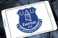 Everton soccer club logo Royalty Free Stock Photo