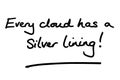 Every cloud has a silver lining Royalty Free Stock Photo