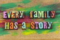 Family history experience love story relationship ancestor storytelling Royalty Free Stock Photo