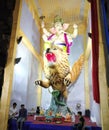 Lord Ganesha flew with flying lion