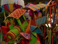 Colorful figures from the Fallas fiestas , Comunidad Valenciana