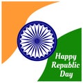 Colorful Indian Republic Day 26 January Design