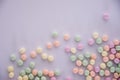 Sweet candy for background, pink, green and yellow sweets