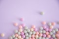 Sweet candy for background, pink, green and yellow sweets