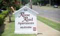 Reese Road Apartments Road Sign Memphis, TN Royalty Free Stock Photo