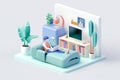 Everyday activities in 3D, Illustrative animations