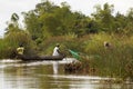 Everyday life in madagascar countryside on river Royalty Free Stock Photo