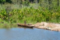 Everyday life on the river, Madagascar Royalty Free Stock Photo