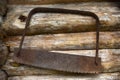 Old rusty saws