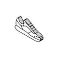 everyday shoe care isometric icon vector illustration Royalty Free Stock Photo