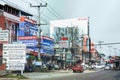 Everyday street life of the provinces of Thailand