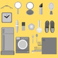 Everyday tool icon set Royalty Free Stock Photo