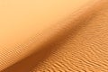 Everything flows- Well formed sandstructure in the desert, created by wind Royalty Free Stock Photo