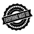 Everything Must Go rubber stamp