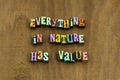 Everything nature environment value earth day protect quote