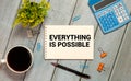 Everything Is Possible Concept. Royalty Free Stock Photo