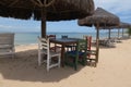 Everything ready for a sunny day at the tropical beach in Barra Grande Camamu Bay Bahia Brazil