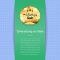 Everything on Sale Golden Label with Stars Poster