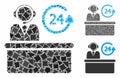 Everytime support desk Composition Icon of Inequal Pieces