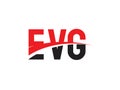 EVG Letter Initial Logo Design Vector Illustration Royalty Free Stock Photo