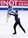 Evgenia TARASOVA and Vladimir MOROZOV RUS Royalty Free Stock Photo