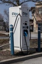 EVGO EV Charging Station. EVGO has partnered with General Motors to expand compatibility and access for electric GM vehicles