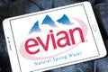 Evian mineral water company logo