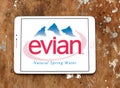 Evian mineral water company logo