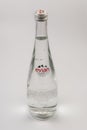 Evian natural mineral water with logo