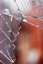 Shattered Window Royalty Free Stock Photo