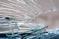 Shattered Window Royalty Free Stock Photo