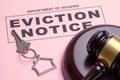 Eviction Notice Ruling Royalty Free Stock Photo