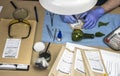 Evidence bag, Police scientific laboratory