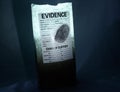 Evidence Collection Lighted Bag With Dark Black Background